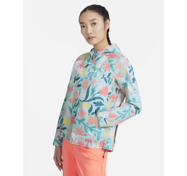 TimeForGolf - Nike W bunda Repel Anorak Summer Print - světle modrá