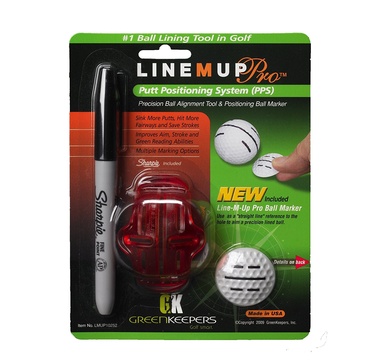 TimeForGolf - Golfers Club značkovač na míčky vč. fixy Line-M-Up Ball Marking