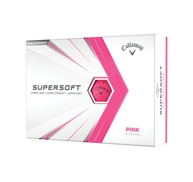 TimeForGolf - Callaway balls Supersoft 21 Pink (růžový) 2-plášťový 12ks