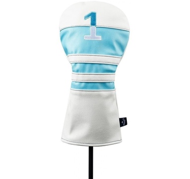 TimeForGolf - Callaway headcover AM Vintage driver tyrkysovo bílý