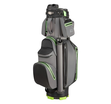 TimeForGolf - Bennington Cart Bag SELECT 360° - Waterproof, Charcoal / Black / Lime
