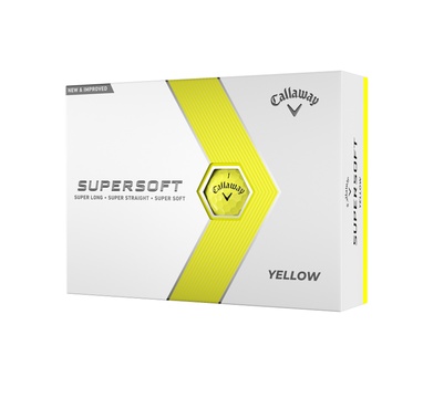 TimeForGolf - Callaway Supersoft míčky žluté (3ks)