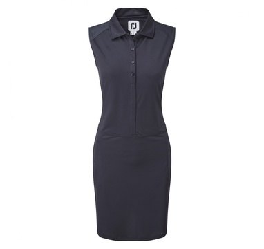 TimeForGolf - FootJoy W šaty Sleeve Pique Dress - tmavě modré XL