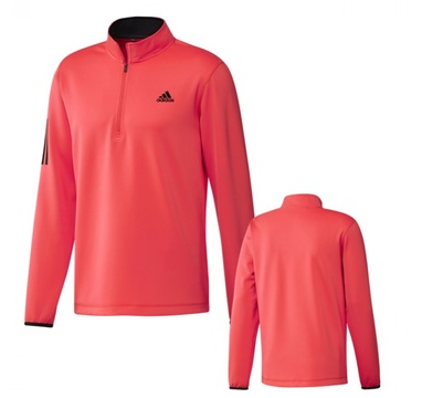 TimeForGolf - Adidas mikina 3 Stripe Midweight růžová