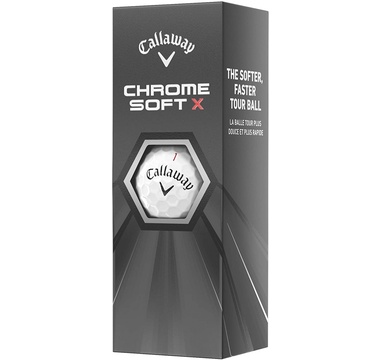 TimeForGolf - Callaway balls Chrome Soft X 20 4-plášťové 3ks