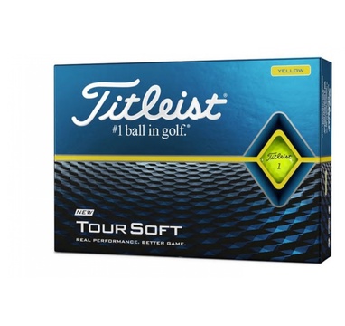 TimeForGolf - Titleist ball Tour Soft Yellow (žluté) 2020 3ks