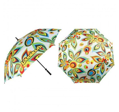 TimeForGolf - Loudmouth deštník UV protect White Shagadelic 64"