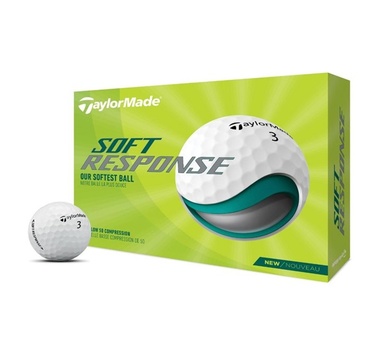 TimeForGolf - TaylorMade balls Soft Response 3-plášťový 12ks bílé 22