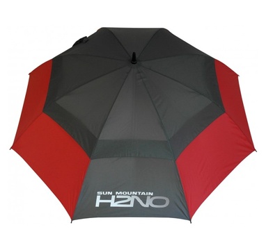 TimeForGolf - Sun Mountain Golfový deštník UV H2NO STEEL/RED 30SPF