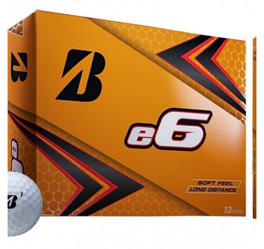 TimeForGolf - Bridgestone balls e6 white 2-plášťové 3ks