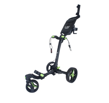 TimeForGolf - AXGLO Tri-360 V2 ruční tříkolový golfový vozík Black / Green
