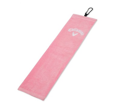 TimeForGolf - Callaway ručník Tri-Fold růžový