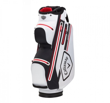 TimeForGolf - Callaway bag cart Chev Dry bílo černo červený
