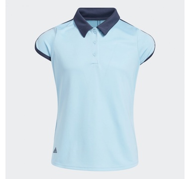 TimeForGolf - Adidas Jr polo Girls Colorblock - modré