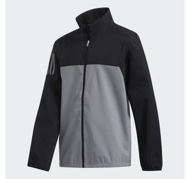 TimeForGolf - Adidas Jr bunda Provisional Rain černo šedá 164