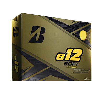 TimeForGolf - Bridgestone balls e12 Soft Yellow matt (žluté) 3-plášťové 3ks