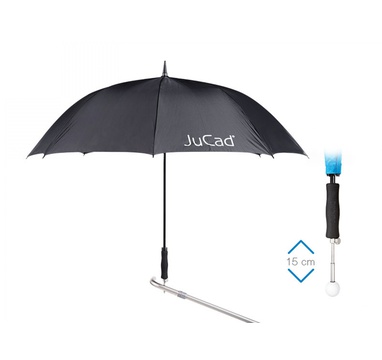 TimeForGolf - JuCad deštník Telescopic Automatic černý