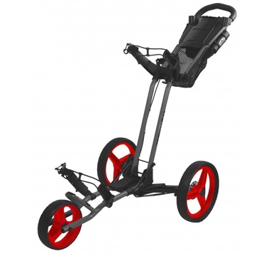 TimeForGolf - Sun Mountain tříkolový vozík PATHFINDER3 Magnetic grey/red
