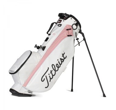TimeForGolf - Titleist bag stand Players 4 - bílo růžový