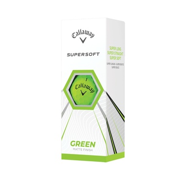 TimeForGolf - Callaway balls Supersoft 21 Green (zelené) 2-plášťové 3ks