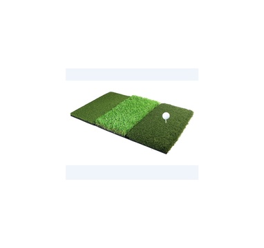 TimeForGolf - Golfová rohož / odpaliště se třemi druhy povrchů 41 x 64 x 3,5 cm