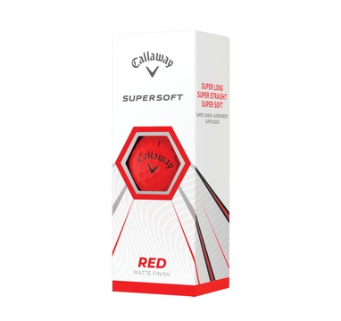 TimeForGolf - Callaway balls Supersoft 21 Red (červené) 2-plášťové 3ks