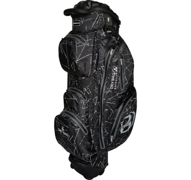 TimeForGolf - Bennington Cart Bag Sport QO 14 Waterproof Black Flash / Grey
