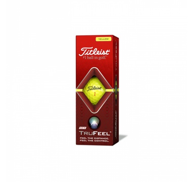 TimeForGolf - Titleist ball TruFeel Yellow (žluté) 3ks 2-plášťový