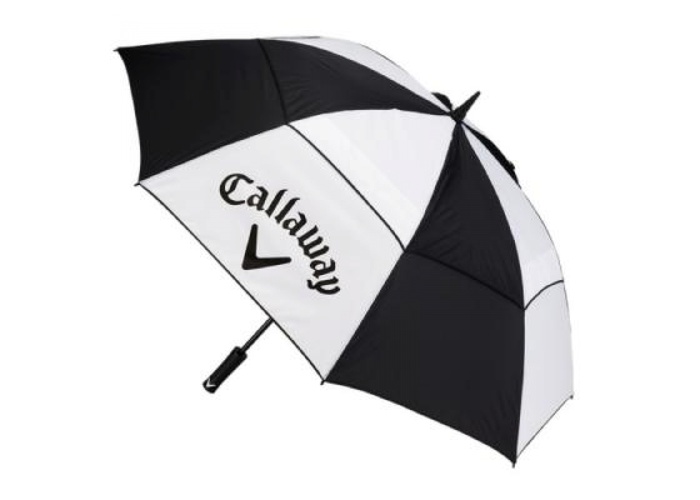 TimeForGolf - Callaway deštník Clean Logo Double Conopy 60" černo bílý