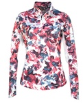 Time For Golf - Callaway dámská mikina Brushed Floral Print fruit dove M