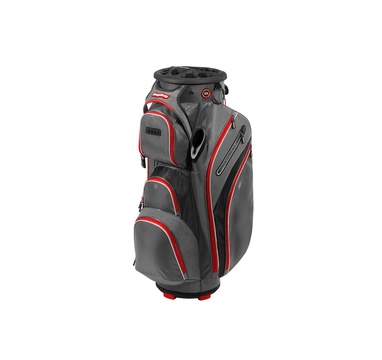 TimeForGolf - BAG BOY Cart Bag REVOLVER XP CHARCOAL/BLACK/RED
