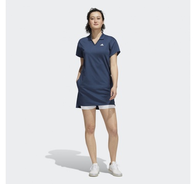 TimeForGolf - Adidas W šaty Three Stripe - tmavě modré