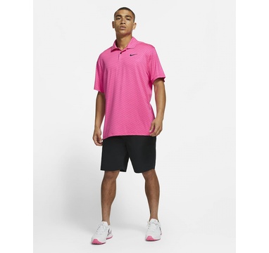 TimeForGolf - Nike polo Dry Vapor Stripe - růžové S