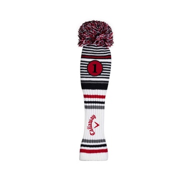 TimeForGolf - Callaway headcover Pom Pom driver bílo červený