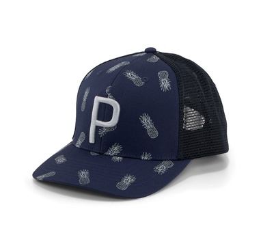 TimeForGolf - Puma kšíltovka Pineapple Trucker P modrá