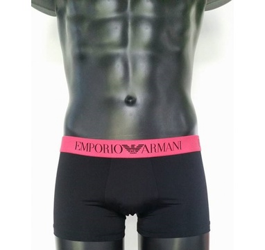 TimeForGolf - Emporio Armani EA7 boxerky Trendy Underswim černo růžové S
