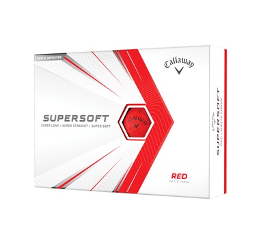 TimeForGolf - Callaway balls Supersoft 21 Red (červený) 2-plášťový 12ks