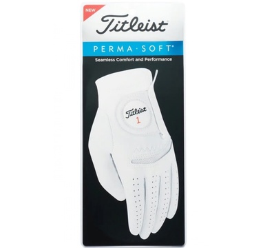TimeForGolf - Titleist rukavice Perma Soft bílá RH